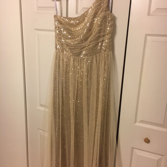 Alfred Angelo Safire Collection Gold Gown Alfred Angelo Safire Collection Gold Gown